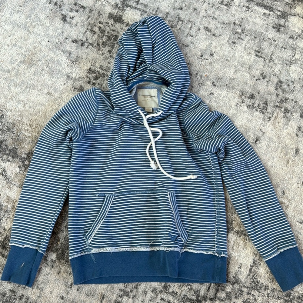 American Eagle striped Hoodie